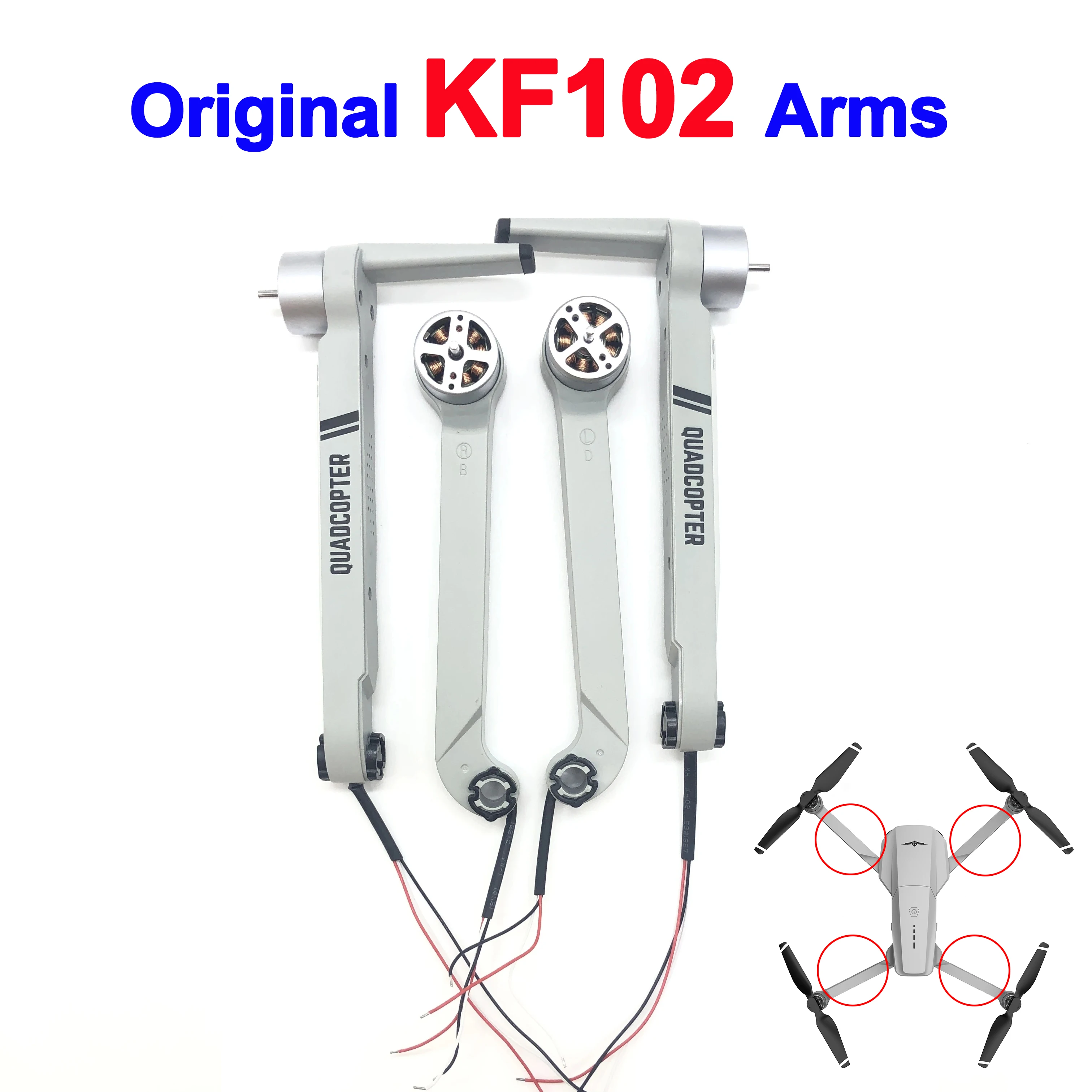 KF102 MAX Front Rear Arm Spare - Drone Mapping ulasan dan harga