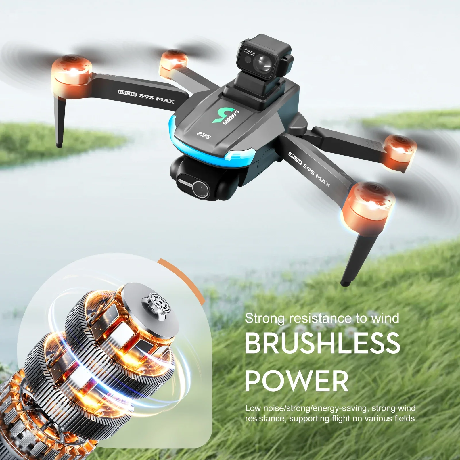 NEW S9S MAX MINI Drone 4K 2-Ax - Drone Mapping ulasan dan harga