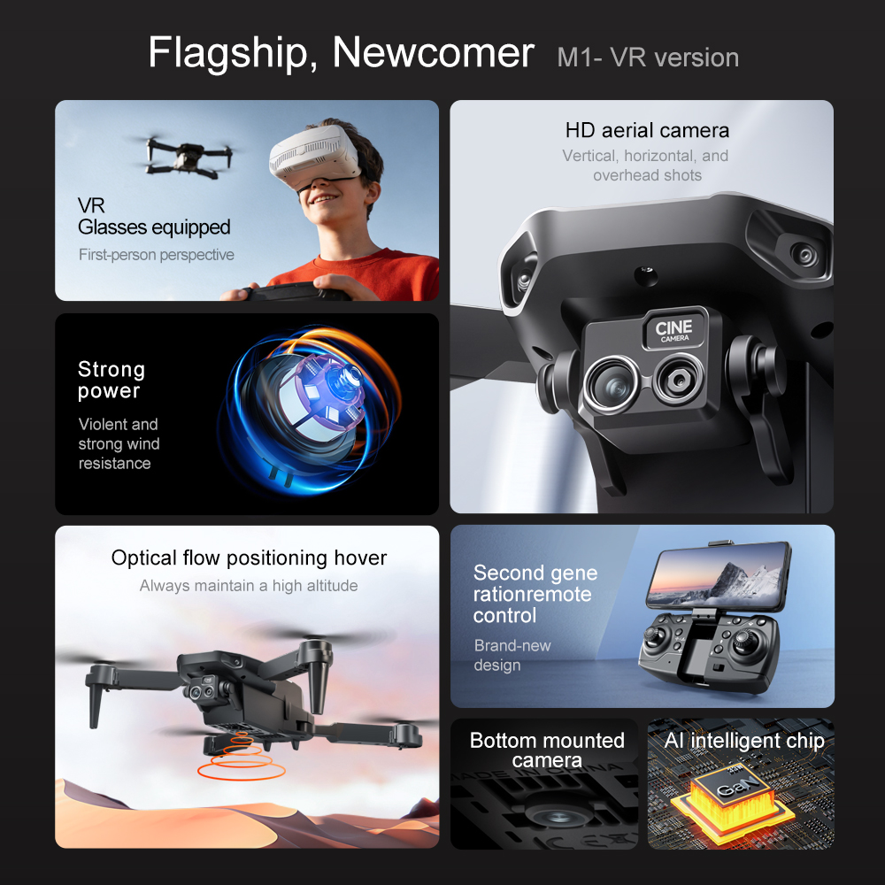Lenovo M1/M1VR Foldable GPS Dr - Drone Mapping ulasan dan harga