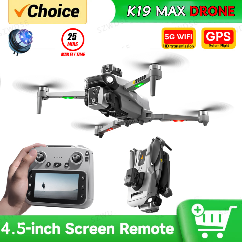 2026 K19 MAX GPS Drone Cam Fis - Drone Surveying ulasan dan harga
