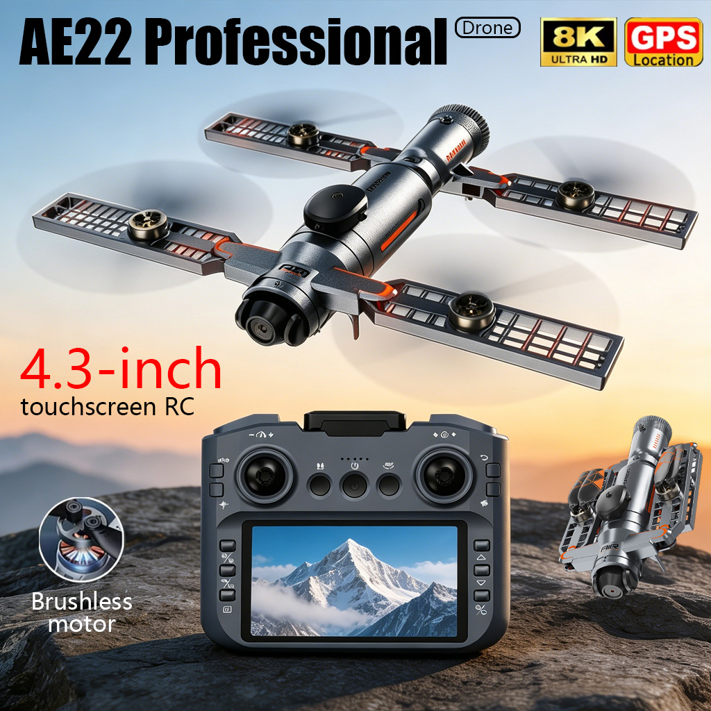 Upgraded AE22 PRO MAX Foldable - Drone Multispectral ulasan dan harga