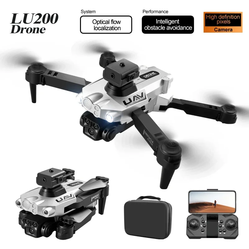LU200 8K GPS Drone Triple Came - Drone Mapping ulasan dan harga