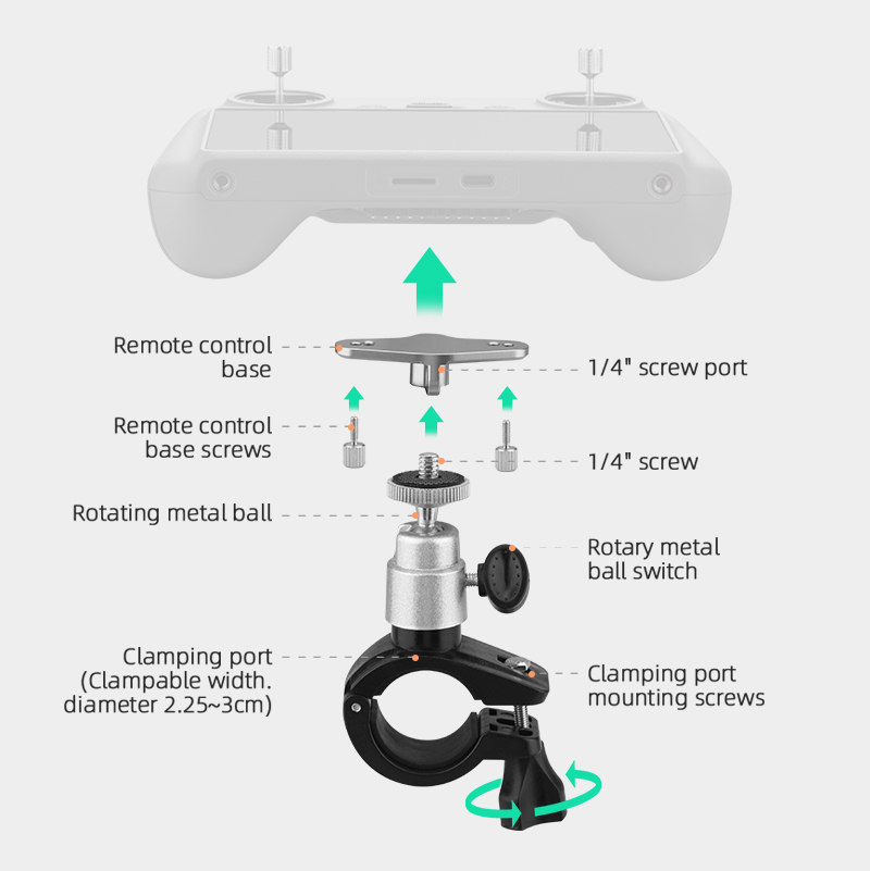 Bike Clip Mount for DJI Mini 3 - Dji Drone Mini 4 Pro ulasan dan harga