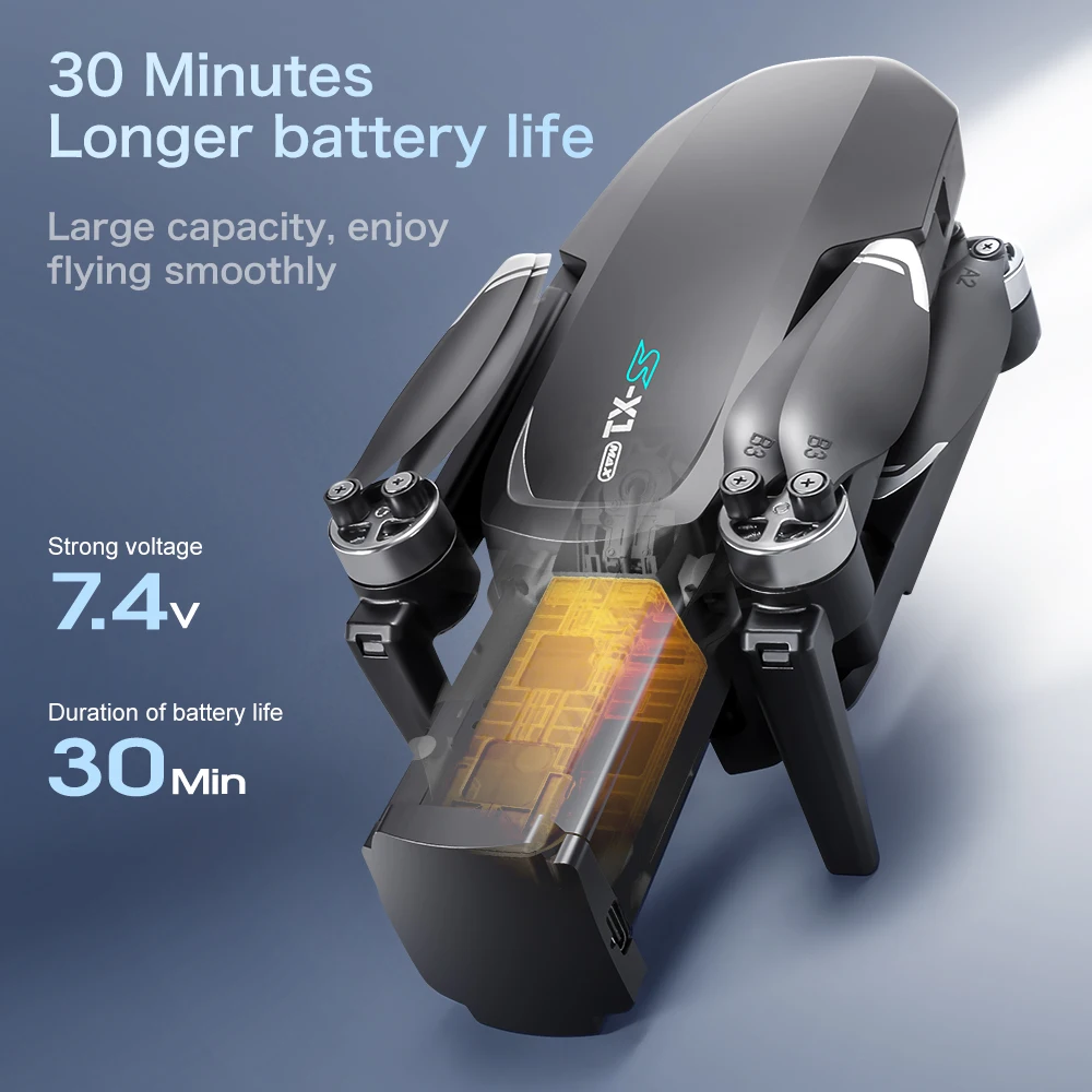 S-X1 MAX GPS Drone Battery 7.4 - Drone Mapping ulasan dan harga
