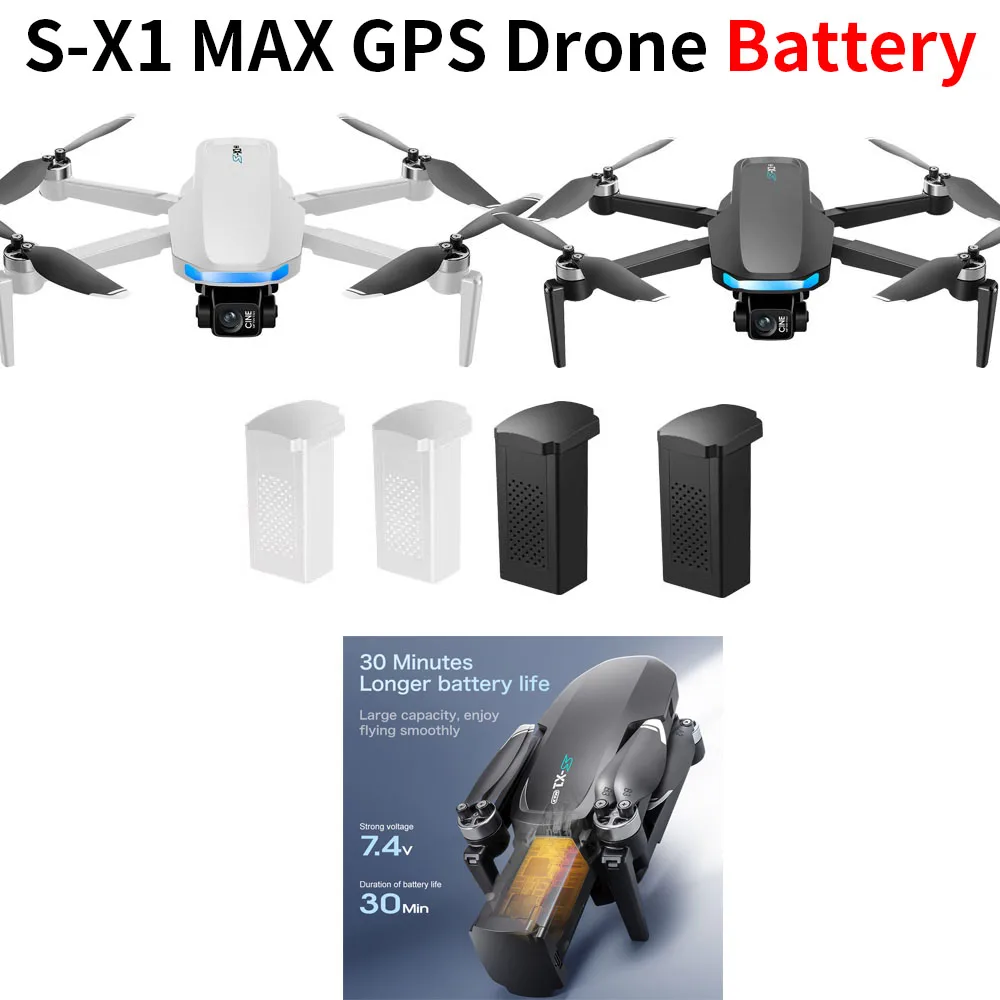 S-X1 MAX GPS Drone Battery 7.4 - Drone Mapping ulasan dan harga